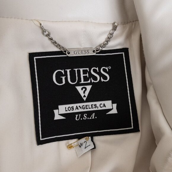 Guess Faux Fur Biker Jacket Frida ASO The Recruit Laura Haddock Screen Worn - Picture 5 of 15